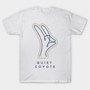 quiet coyote (dark) T-Shirt